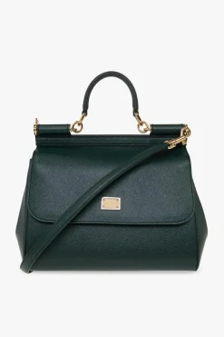 Dolce & Gabbana GREEN āSicily Largeā shoulder bag