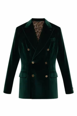 Dolce & Gabbana GREEN Velvet blazer