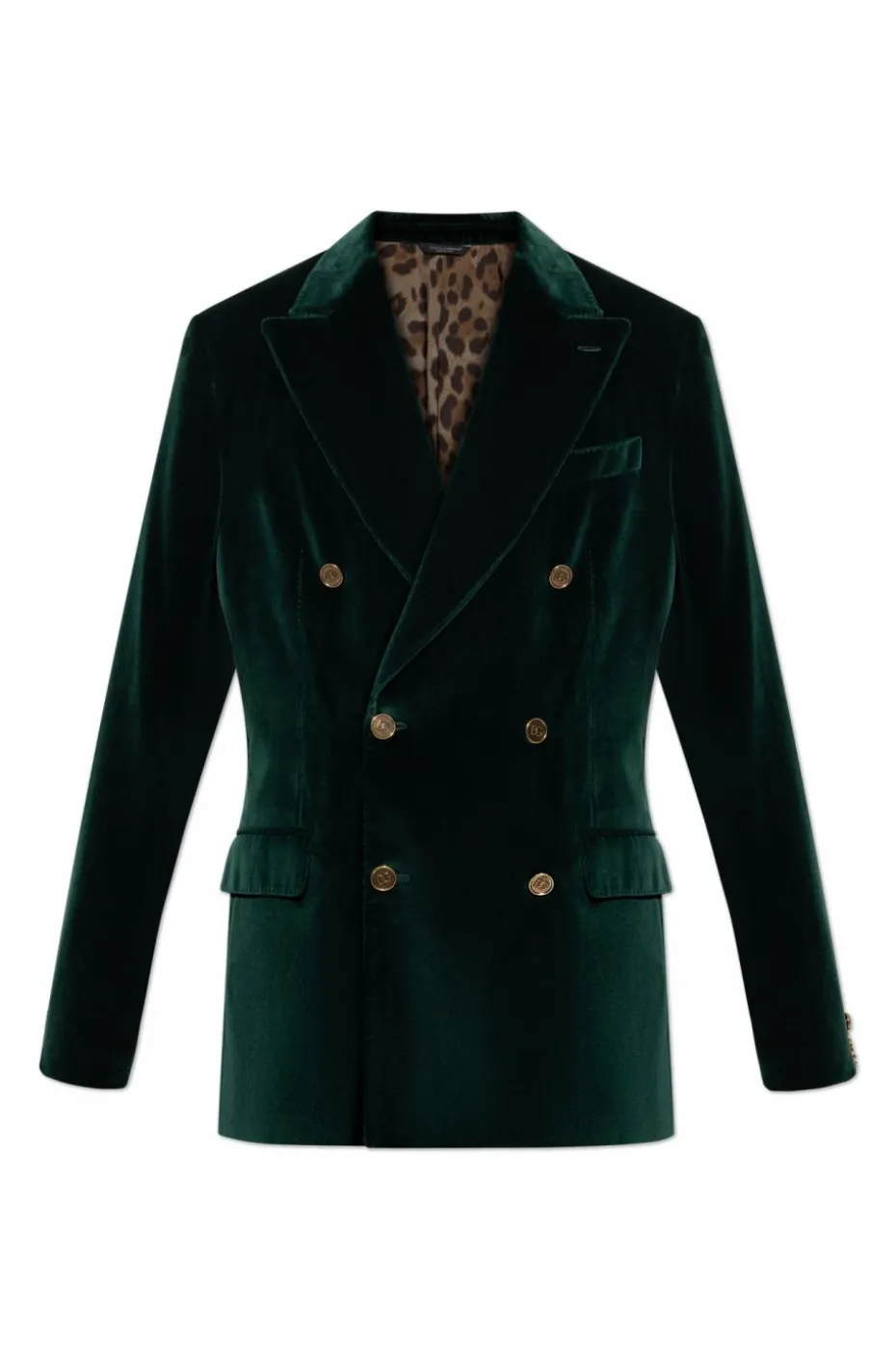 Dolce & Gabbana GREEN Velvet blazer