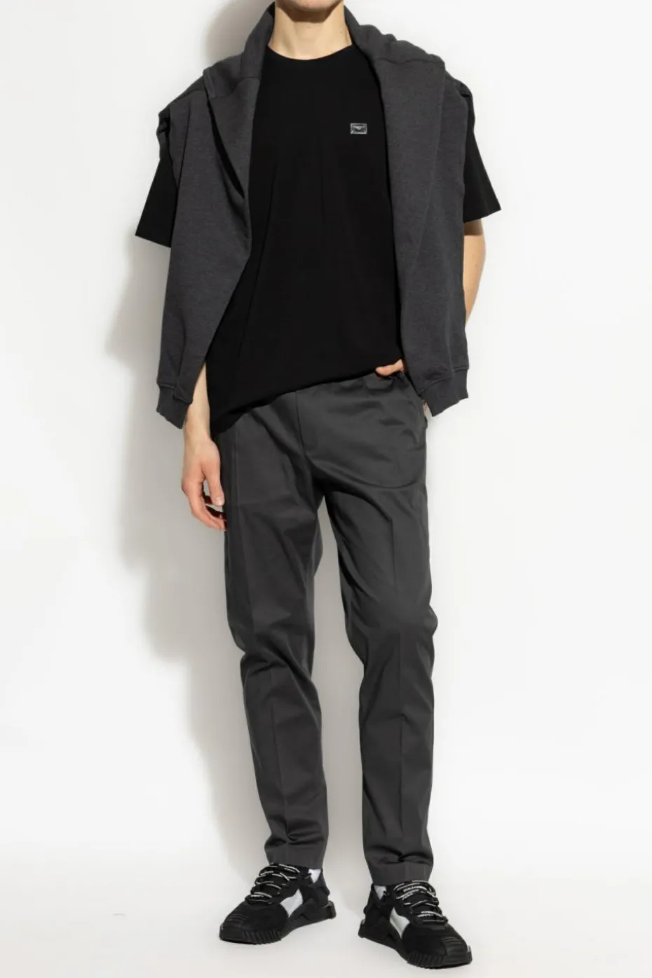 Dolce & Gabbana GREY Cotton pants