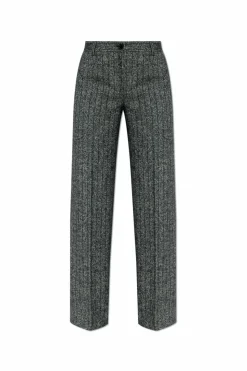 Dolce & Gabbana GREY Creased trousers