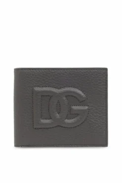 Dolce & Gabbana GREY Foldable wallet with logo