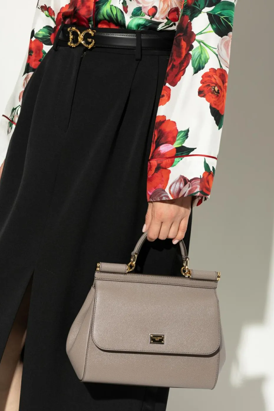 Dolce & Gabbana GREY Handbag "Sicily Large"