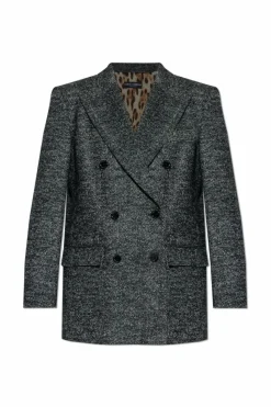 Dolce & Gabbana GREY Herringbone blazer