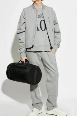 Dolce & Gabbana GREY Padded vest with logo