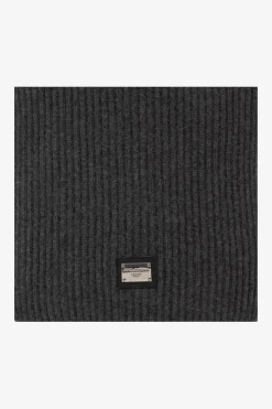 Dolce & Gabbana GREY Scarf with logo detail