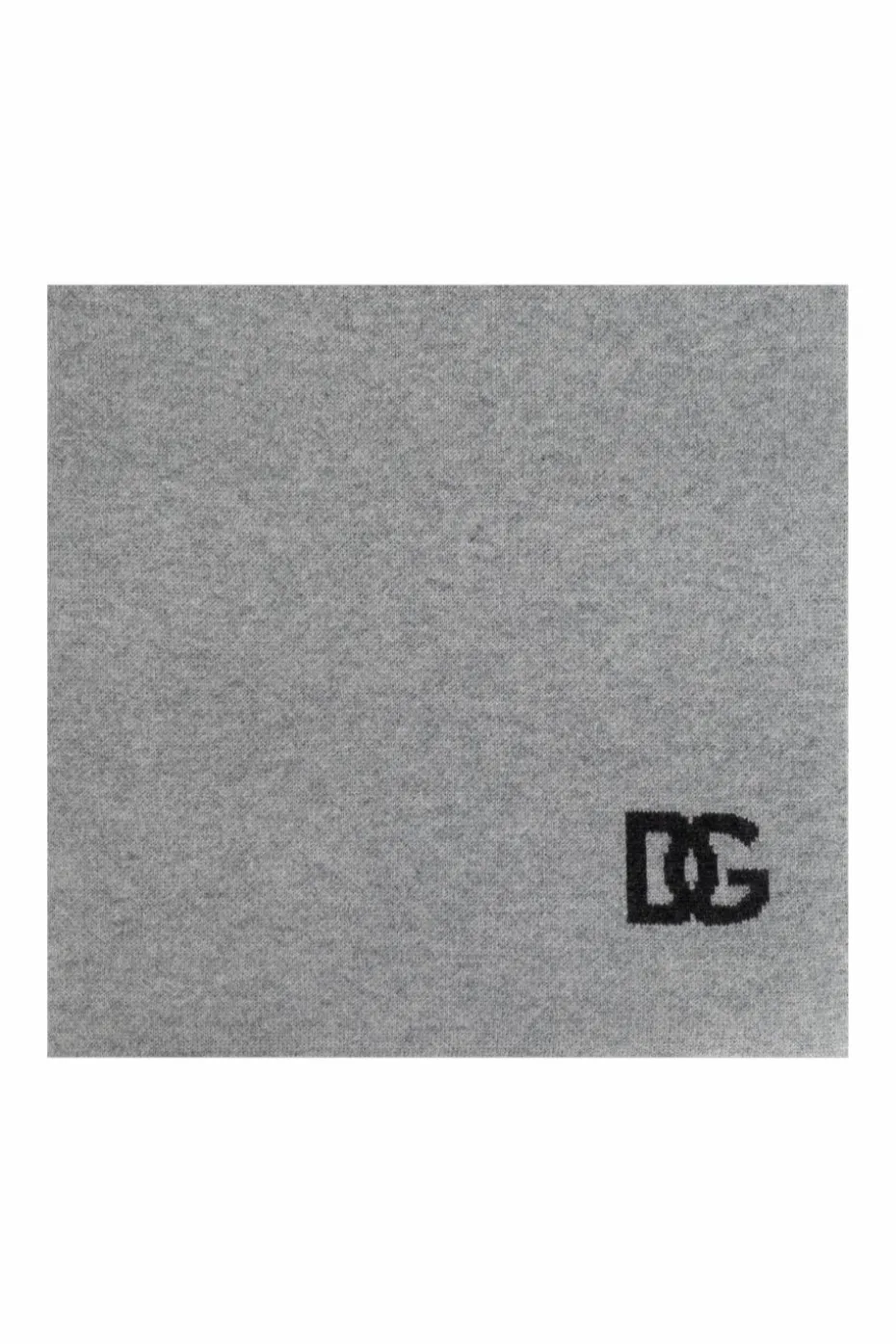 Dolce & Gabbana GREY Scarf with embroidered logo