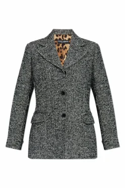 Dolce & Gabbana GREY Single-breasted blazer