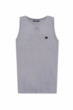 Dolce & Gabbana GREY Sleeveless T-shirt