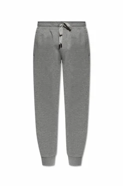 Dolce & Gabbana GREY Sweatpants with logo applique
