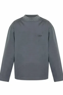 Dolce & Gabbana GREY Sweatshirt with logo appliquƩ