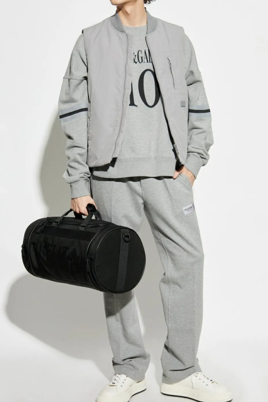 Dolce & Gabbana GREY Sweatpants with Logo