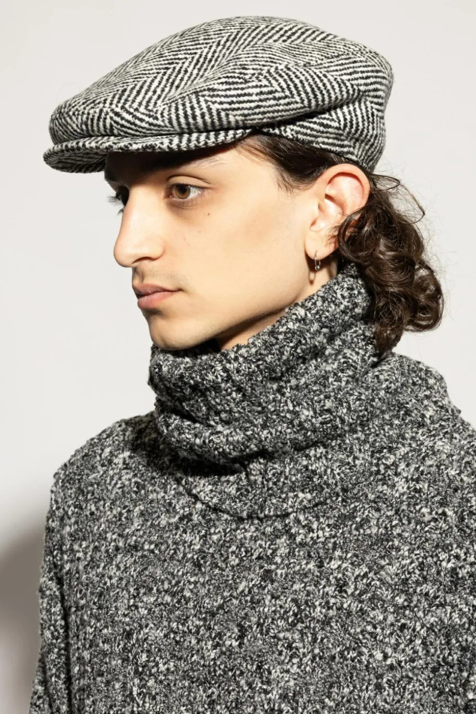 Dolce & Gabbana GREY Wool flat cap