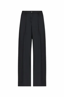 Dolce & Gabbana GREY Wool pants with creases