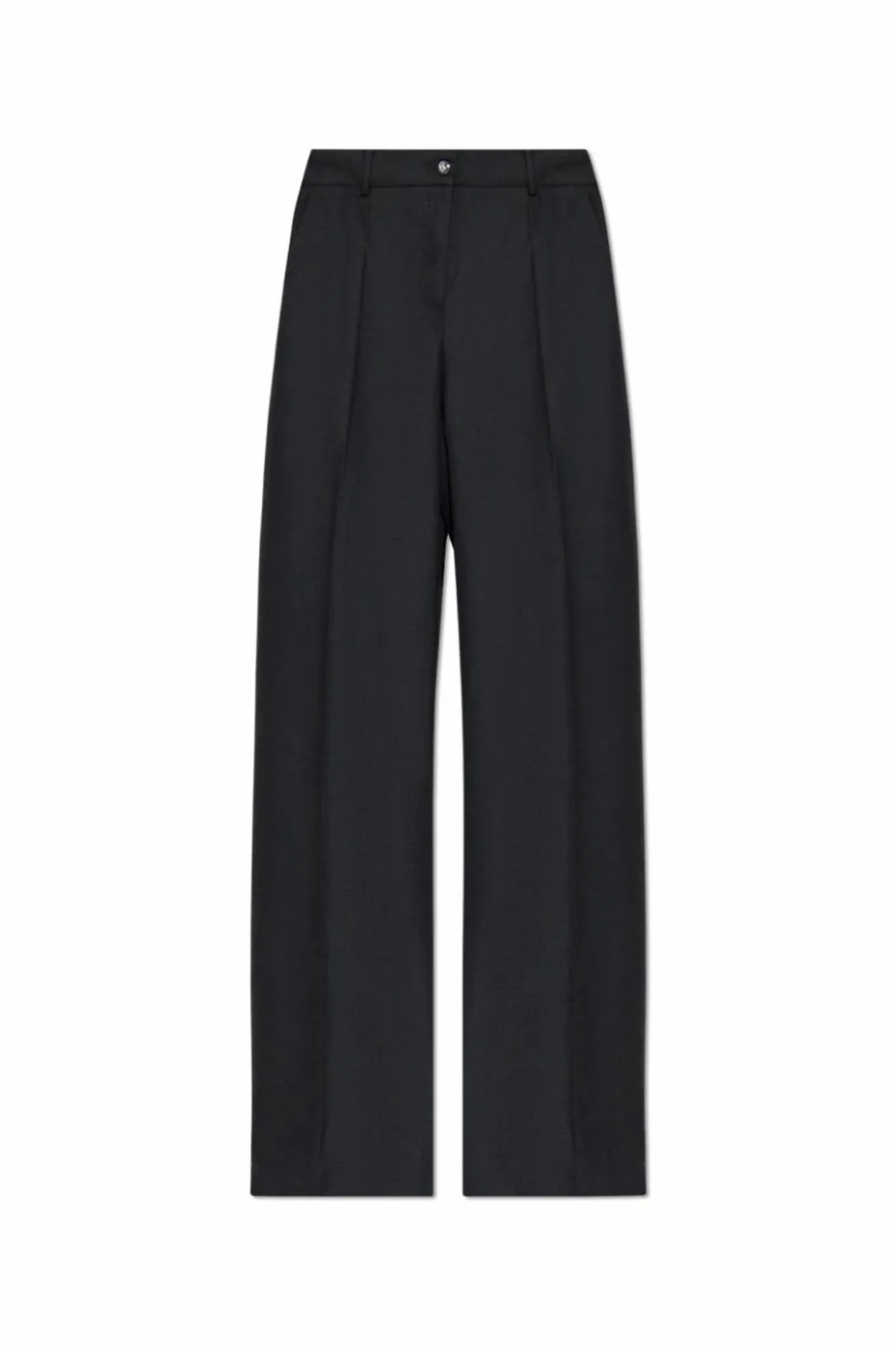 Dolce & Gabbana GREY Wool pants with creases