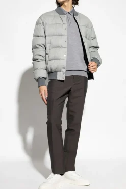 Dolce & Gabbana GREY Wool polo sweater