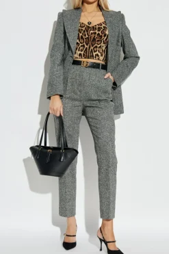 Dolce & Gabbana GREY Wool with crease