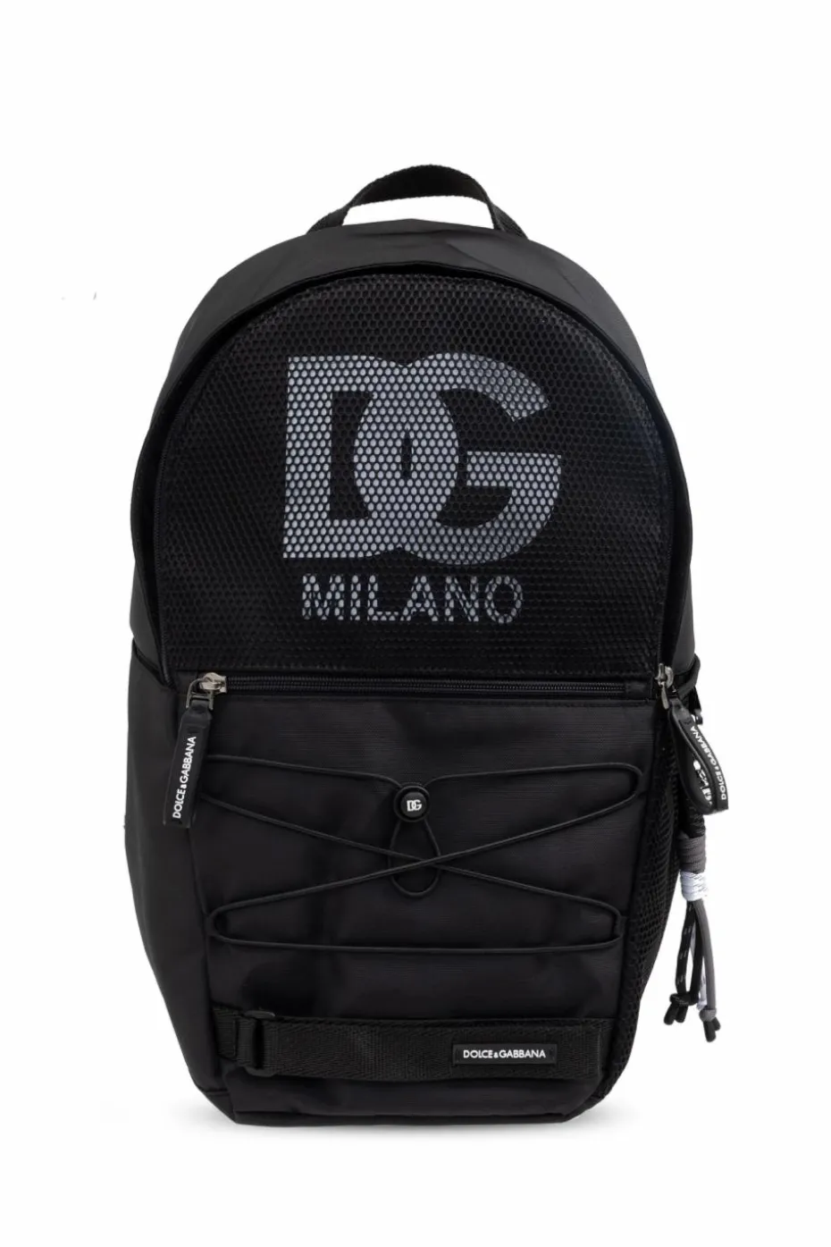 Dolce & Gabbana Kids BLACK Backpack with logo