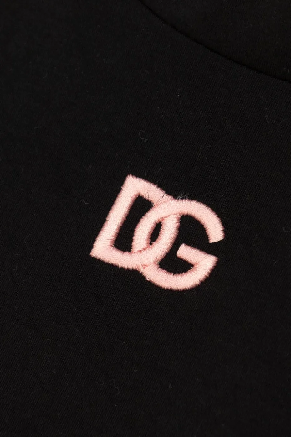 Dolce & Gabbana Kids BLACK Cotton turtleneck