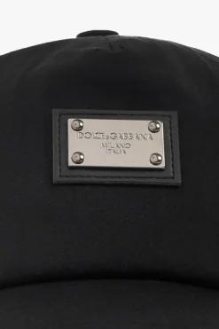 Dolce & Gabbana Kids BLACK Baseball cap with logo