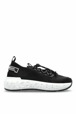 Dolce & Gabbana Kids BLACK Sports shoes with logo
