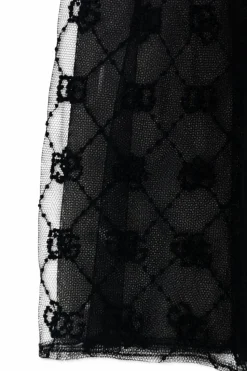 Dolce & Gabbana Kids BLACK Tulle skirt with monogram