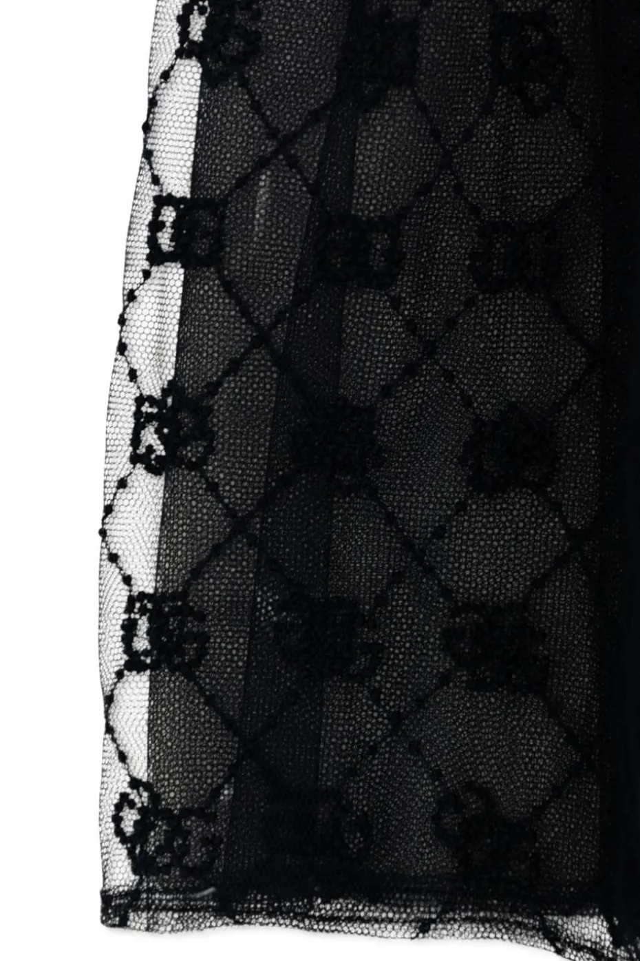 Dolce & Gabbana Kids BLACK Tulle skirt with monogram