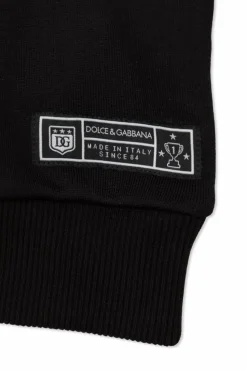 Dolce & Gabbana Kids BLACK Sweatshirt with logo