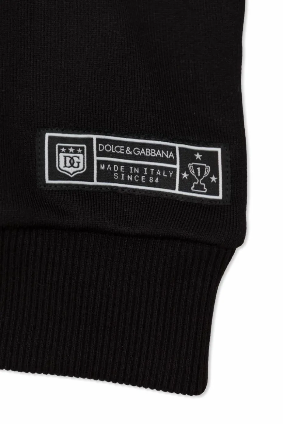 Dolce & Gabbana Kids BLACK Sweatshirt with logo