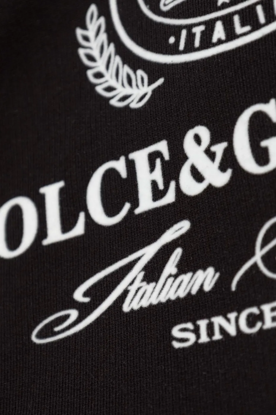 Dolce & Gabbana Kids BLACK Sweatshirt with logo