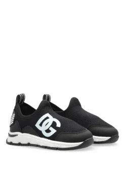 Dolce & Gabbana Kids BLACK Sneakers with logo