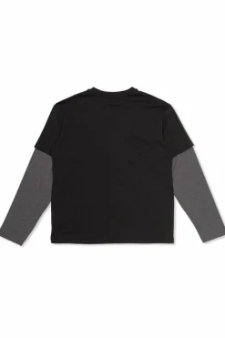 Dolce & Gabbana Kids BLACK T-shirt with logo