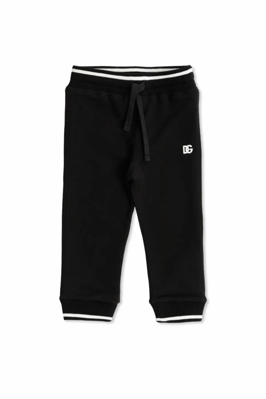 Dolce & Gabbana Kids BLACK Sweatpants with logo