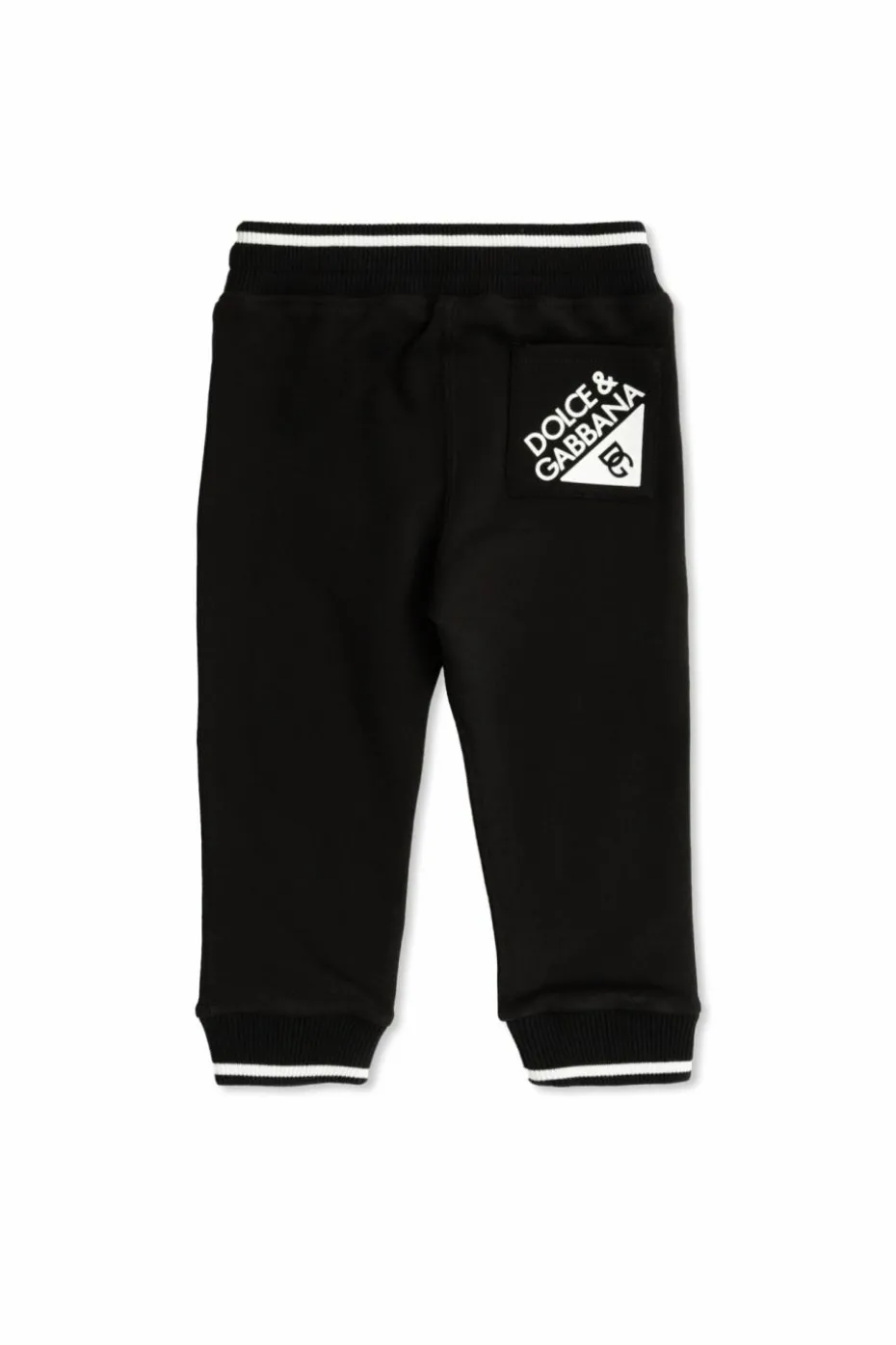Dolce & Gabbana Kids BLACK Sweatpants with logo