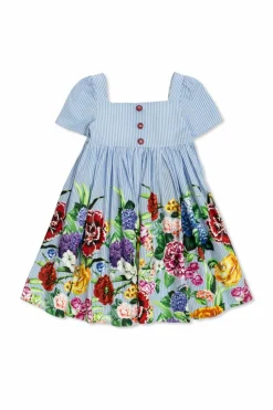 Dolce & Gabbana Kids BLUE Dress with floral motif