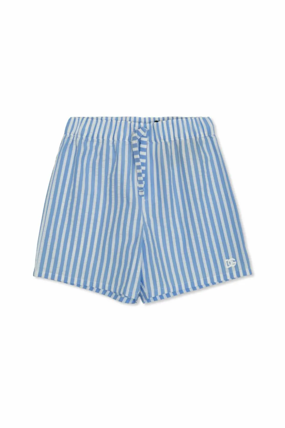Dolce & Gabbana Kids BLUE Striped pattern shorts