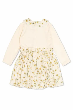 Dolce & Gabbana Kids cream Floral motif dress