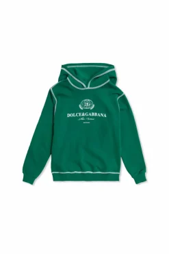 Dolce & Gabbana Kids GREEN Hooded Sweatshirt
