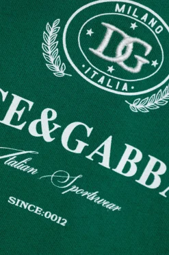 Dolce & Gabbana Kids GREEN Hooded Sweatshirt