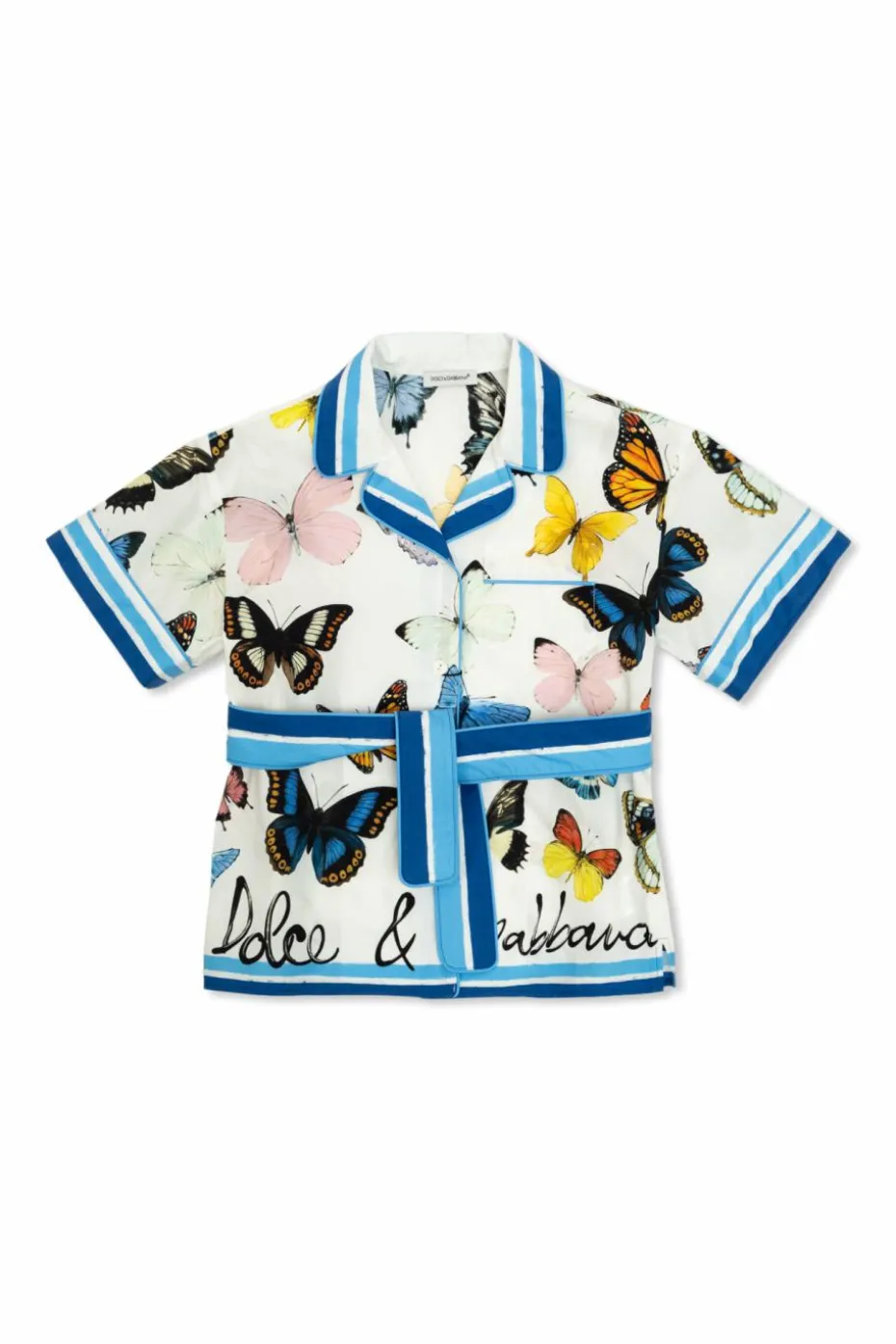 Dolce & Gabbana Kids MULTICOLOUR Shirt with belt