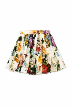 Dolce & Gabbana Kids MULTICOLOUR Floral motif skirt