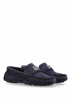 Dolce & Gabbana Kids NAVY BLUE Suede loafers