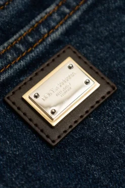 Dolce & Gabbana Kids NAVY BLUE Jeans with logo