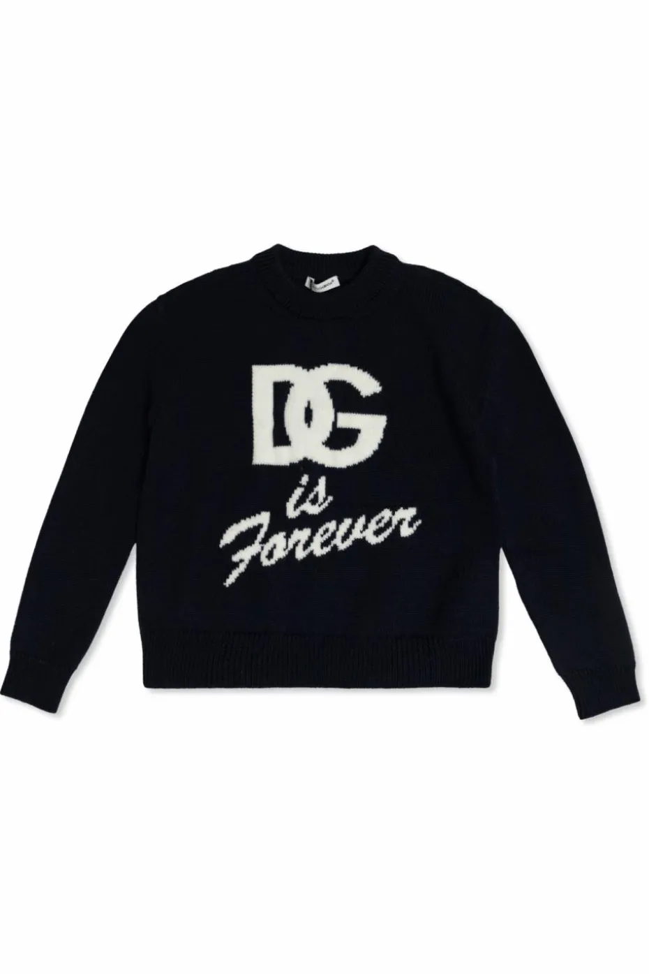 Dolce & Gabbana Kids NAVY BLUE Sweater with Logo
