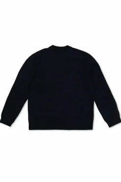 Dolce & Gabbana Kids NAVY BLUE Sweater with Logo