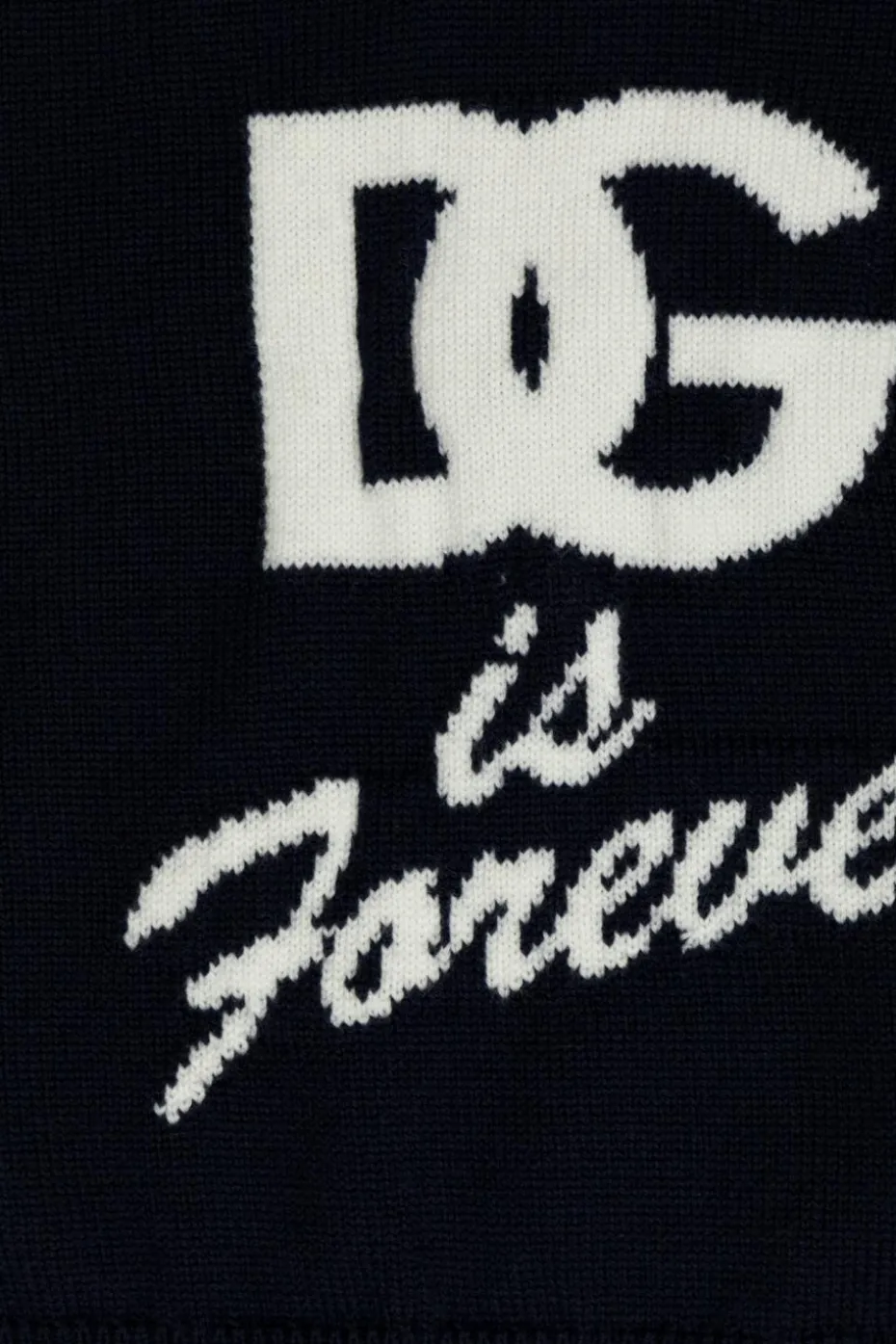 Dolce & Gabbana Kids NAVY BLUE Sweater with Logo