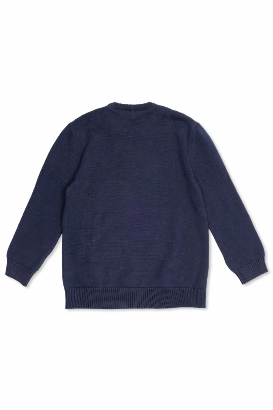 Dolce & Gabbana Kids NAVY BLUE Sweater with printed logo
