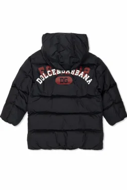 Dolce & Gabbana Kids NAVY BLUE Jacket with detachable hood
