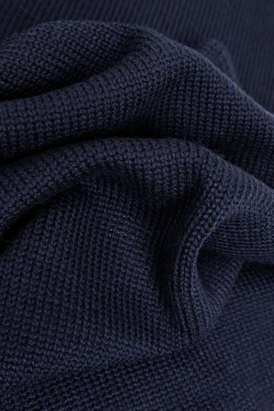 Dolce & Gabbana Kids NAVY BLUE Wool scarf with logo