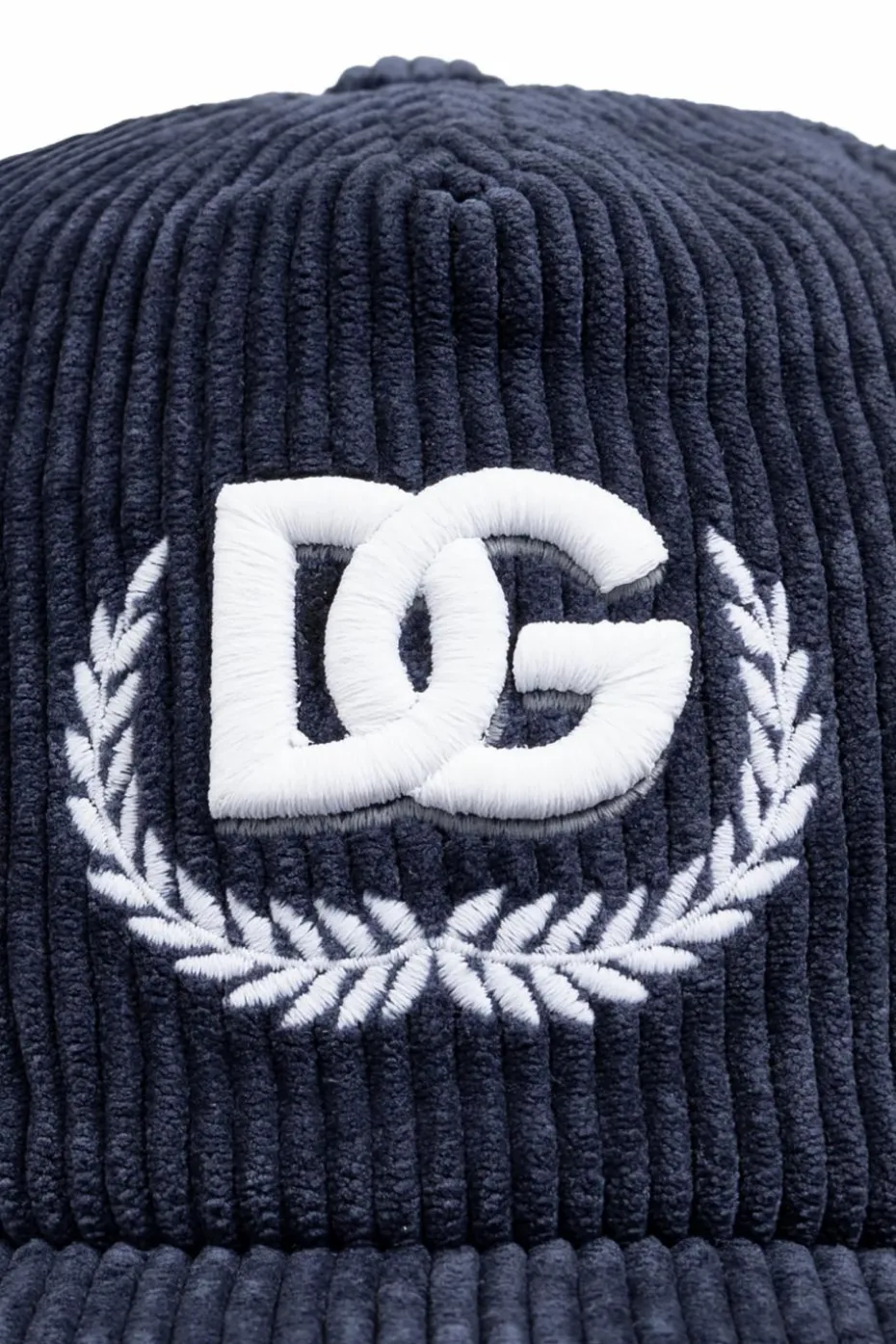 Dolce & Gabbana Kids NAVY BLUE Corduroy cap
